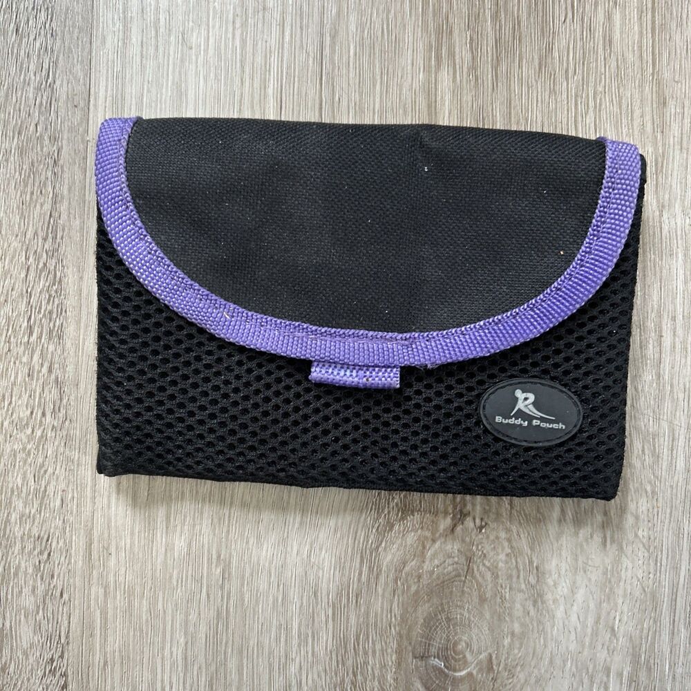 Buddy Pouch Magnetic Running Jogging Travel Waist Belt Bag Phone Case Purple